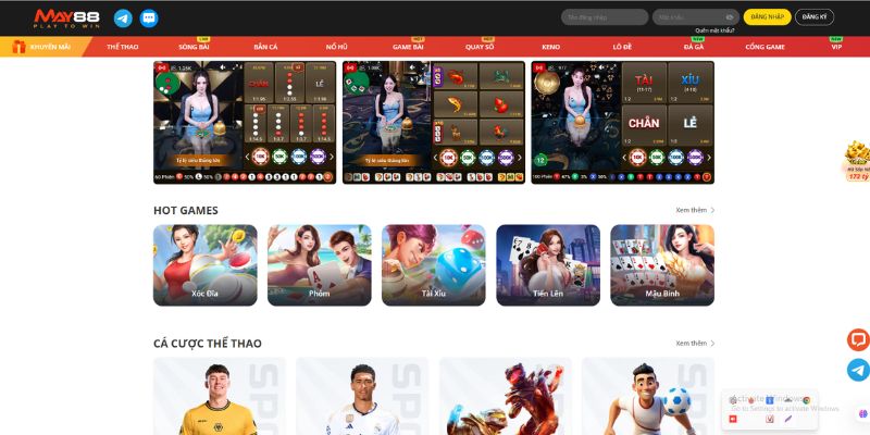 May88 16 Casino trực tuyến May88 đẳng cấp